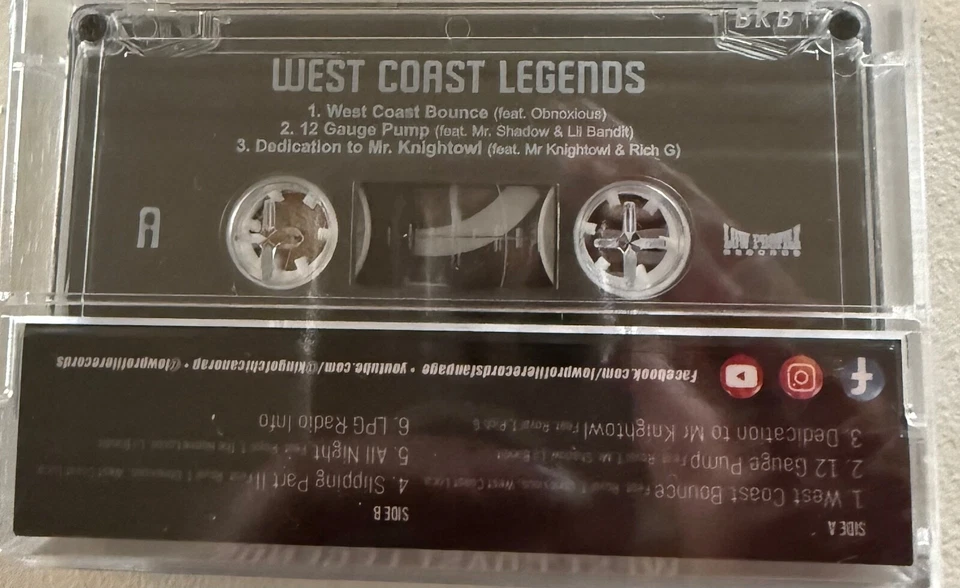 WESTCOAST LEGENDS CASSETTE MR.KNIGHTOWL ROYAL T MR.SHADOW - Image 2 of 2