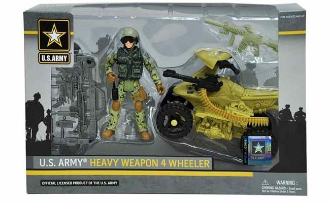 New Excite Toys U.S. Army Assault Heavy Weapon 4 Wheeler ATV