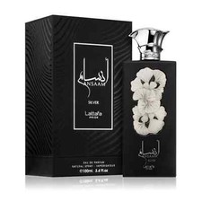 Ansaam Silver by Lattafa Pride Eau De Parfum Unisex 3.4oz New Sealed Box