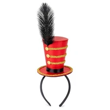 Dress-Up-America Ringmaster Hat for Girls - Circus Showman Headband Hat