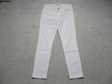 J Brand Jeans Womens 26 White Aspen Skinny Leg Denim Cotton Stretch