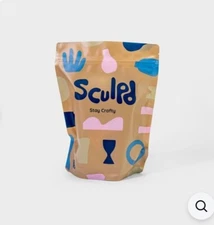 2 Bags Sculpd Air Dry Clay 2.2 Lb Bags Self Hardening DIY Pottery NIB!