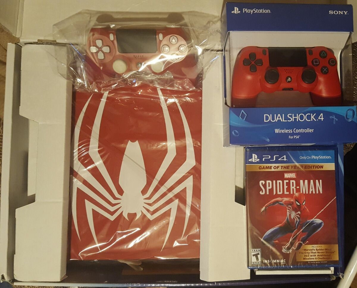 Sony PlayStation 4 Pro Limited Edition Marvel&#039;s Spider Man Red 711719518556 |