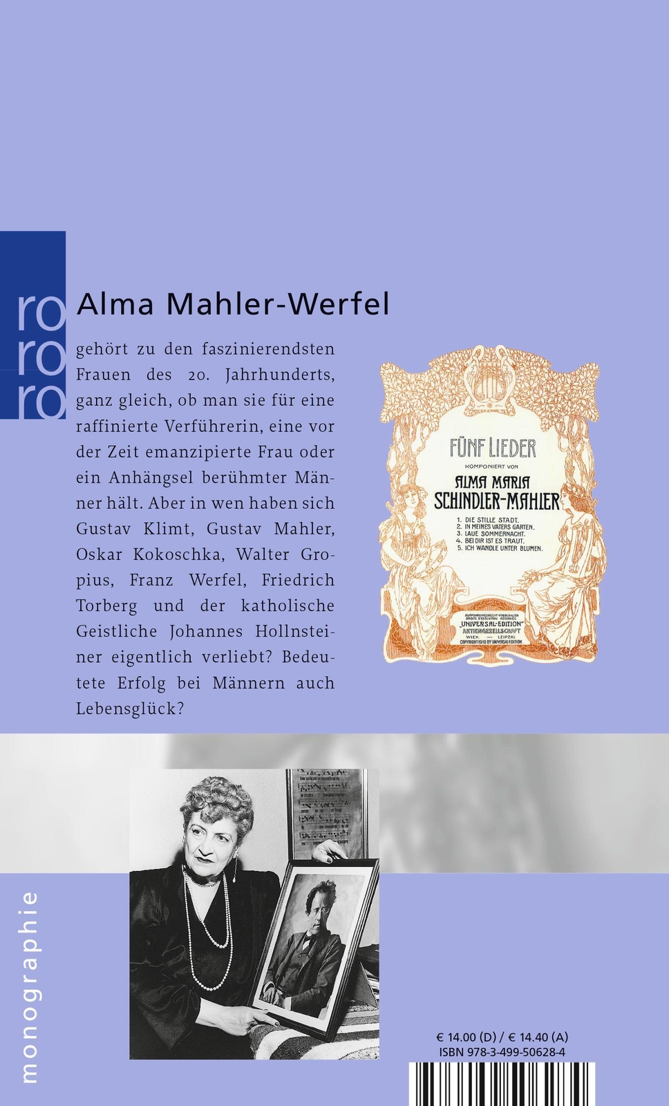 Thumbnail - Alma Mahler-werfel | Astrid Seele | Taschenbuch | Rowohlt Monographie