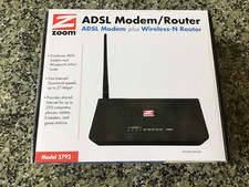 ZOOM ADSL MODEM plus WIRELESS-N ROUTER MODEL 5792