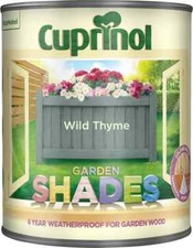 Cuprinol  Garden Shades Furniture Sheds Fences Wood Paint Wild Thyme  1L
