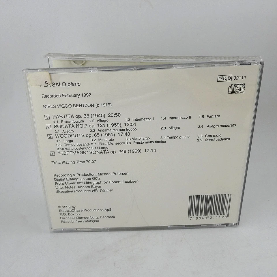 CD 1992 –  Niels Viggo Bentzon, Per Salo – Works For Piano - Bild 2 von 4