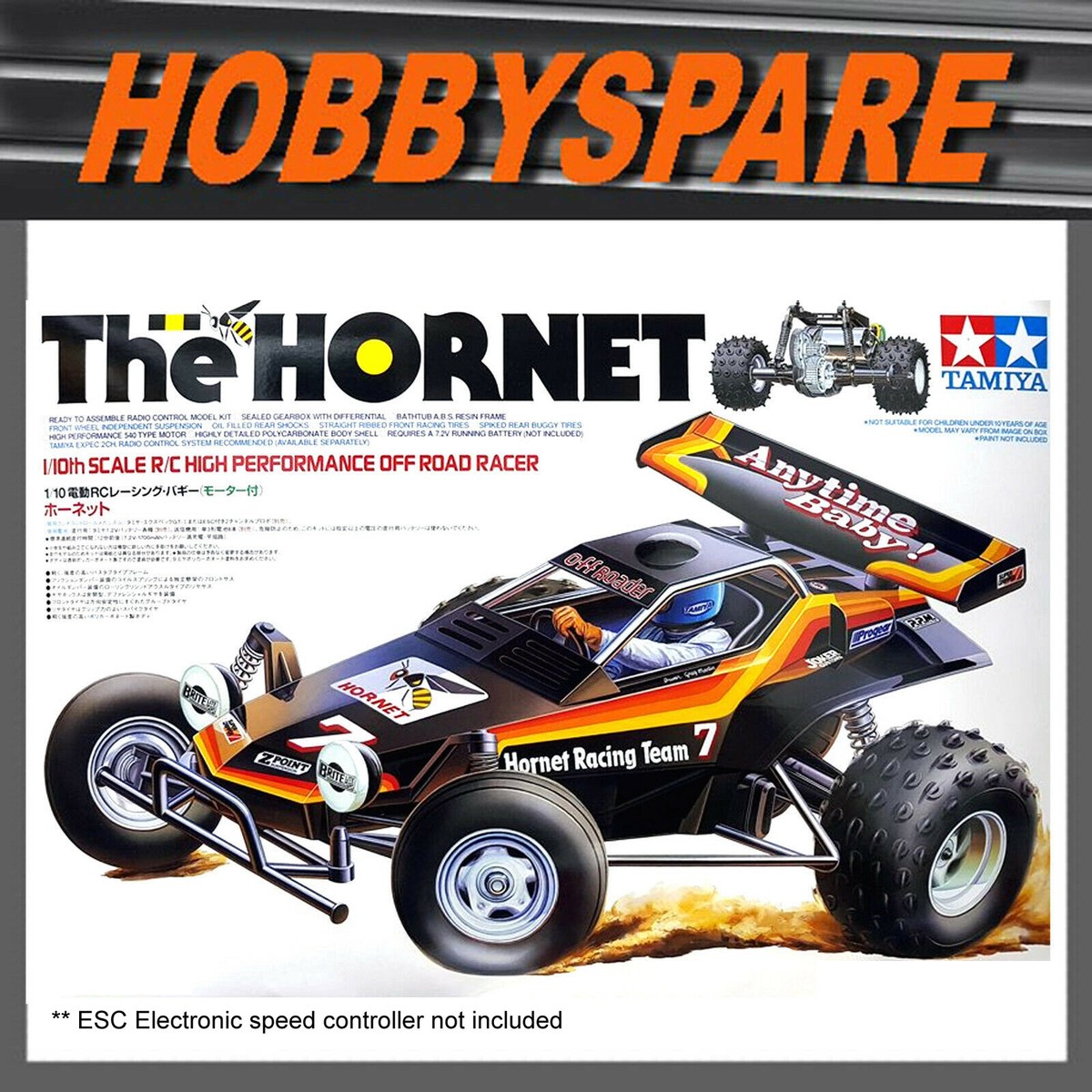 NEW TAMIYA 1/10 THE HORNET RC OFFROAD BUGGY KIT 2WD 58336 RETRO