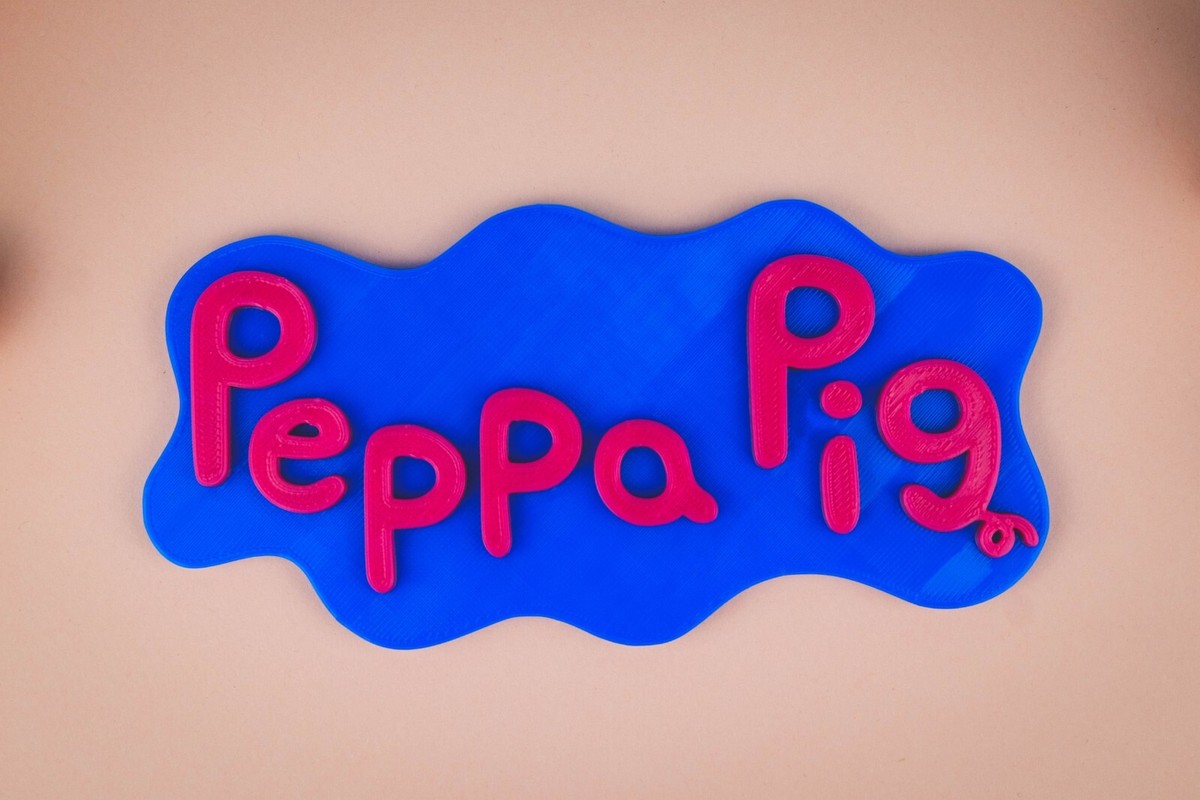 Peppa Pig Png Logo Peppa Pig Wall Sticker I'm Peppa Pig Blue