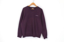 Felpa uomo Carhartt vintage girocollo viola taglia grande
