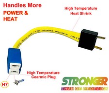 For Benz Headlight H7 Bulb Ceramic Socket Plug Connector Wiring Harness