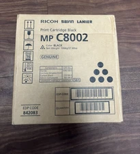 Genuine RICOH MP C8002 Black Print Toner 842083 MP C6502SP/C8002SP - New Sealed