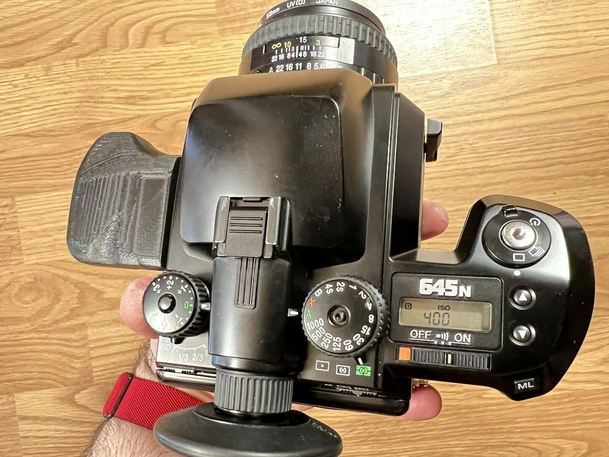 Battery holder for Pentax 645N-645 NII + Lock mechanism