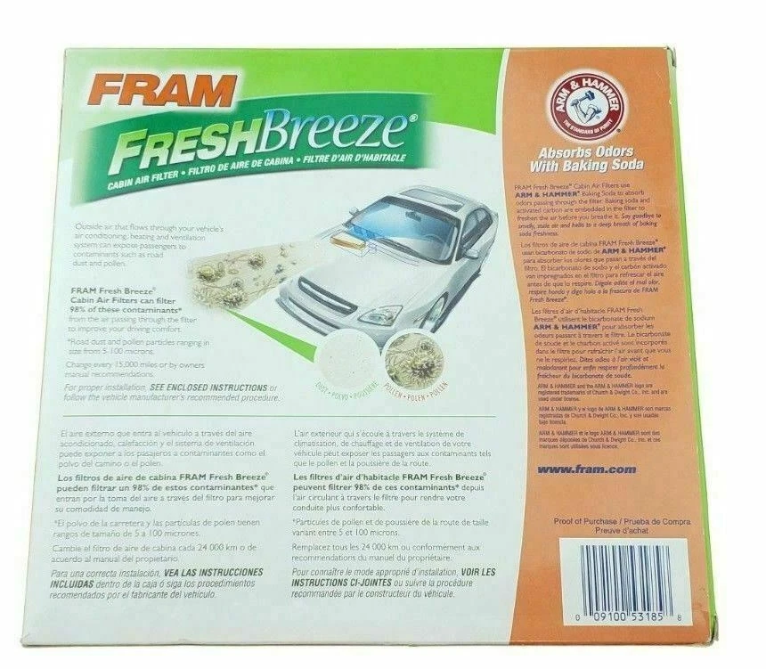 Filtro de aire de cabina para Honda Accord Crosstour 2010-2011 Acura ILX 2013-2017 Foto 2 de 3