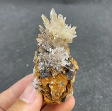 Natural Raw Stone Creedite Quartz Crystal Mineral Specimen Rock Healing Gift