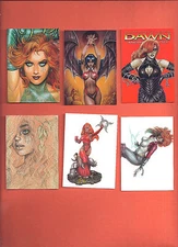 DAWN ANOTHER CARD SET CHASE SET and Dawn Unsigned Signature Card