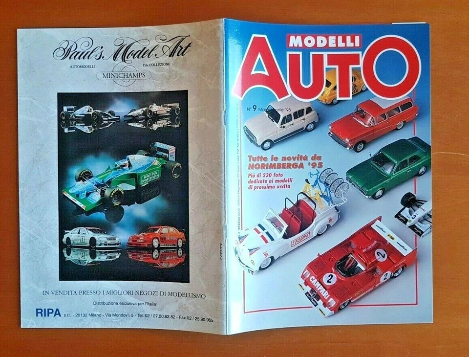 MODELLI AUTO ANNO 1995 N° 9 - NORIMBERGA '95 - BUGATTI EB 112 - FORD MONDEO 16v - Immagine 2 di 4