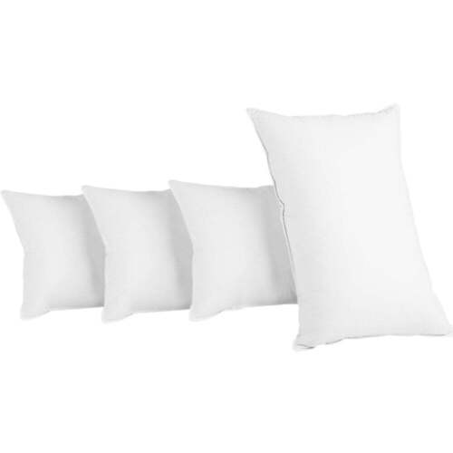 Giselle Bedding Set of 4 Medium & Firm Cotton Pillows - Picture 1 of 6