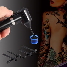 Tattoo Ink Mixer Tattoo Pigment Mixer Machine with 100Pcs Mixing Sticks Eyebrown