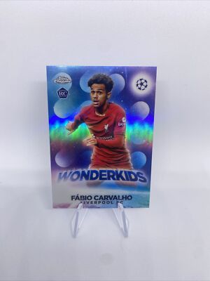2023 TOPPS CHROME UEFA #W-8 - FABIO SILVA WONDERKIDS RC LIVERPOOL FC