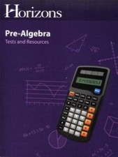 Horizons Math 7 Test & Resources Book - Unknown Binding - GOOD