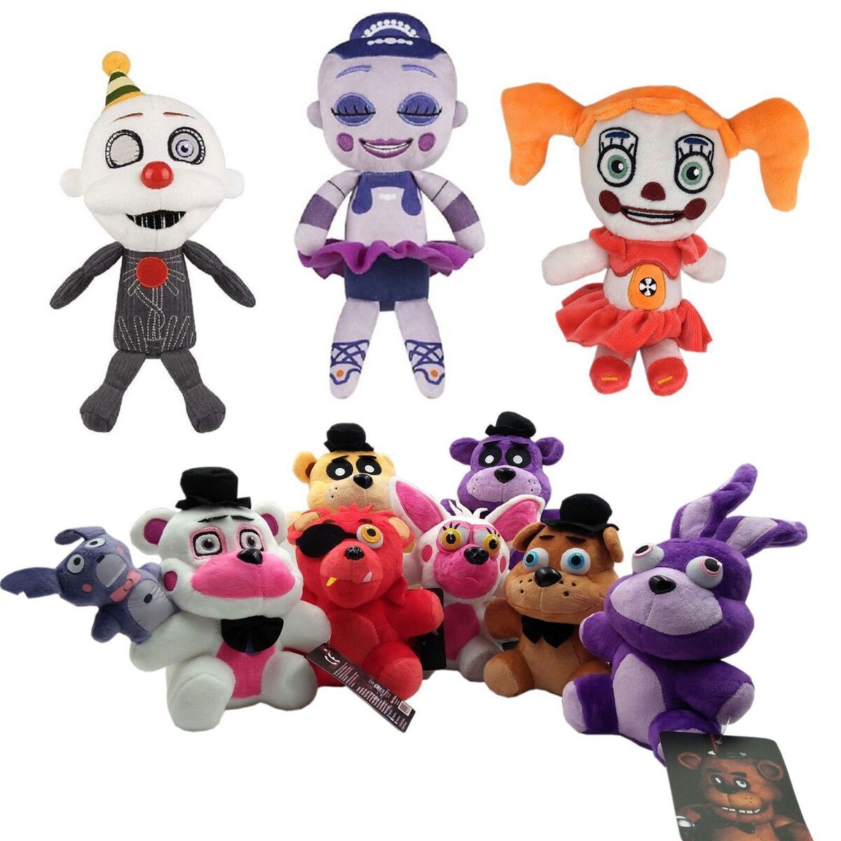 Cinco Noites No Freddy FNAF Horror Game Kid Plush Dolls Presente Brinquedo  Plushie - Corre Que Ta Baratinho