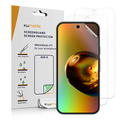 3x Folie für Google Pixel 9 Displayschutzfolie transparent Telefon Cover 