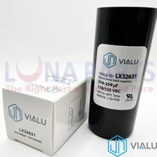 VIALU - 216-259 uf/MFD 110-125 VAC volts Round Start Capacitor 50/60 Hz