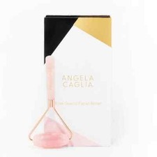 Angela Caglia ROSE QUARTZ FACIAL ROLLER 3.0 Oz NEW, OPEN BOX 