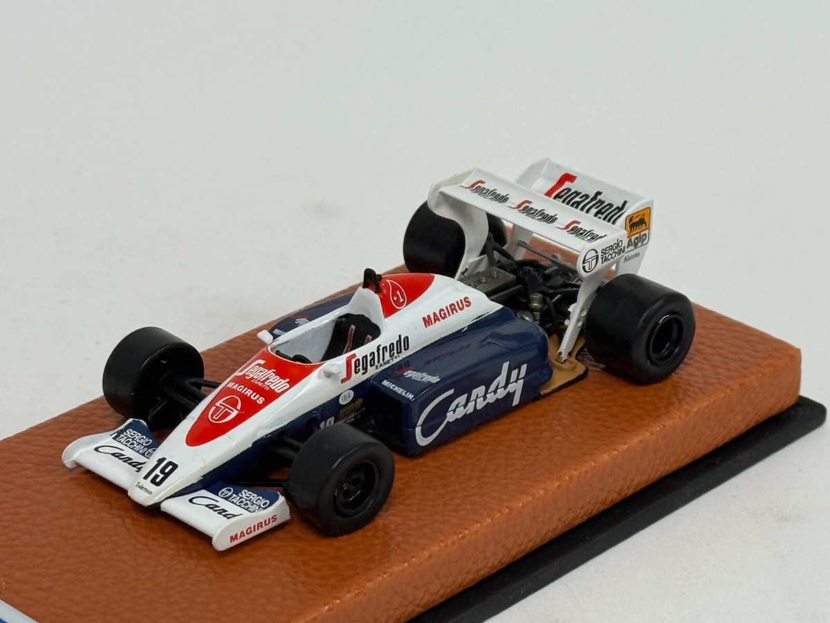 1/43 Toleman TG184 from 1984 F1 Season Ayrton Senna Leather