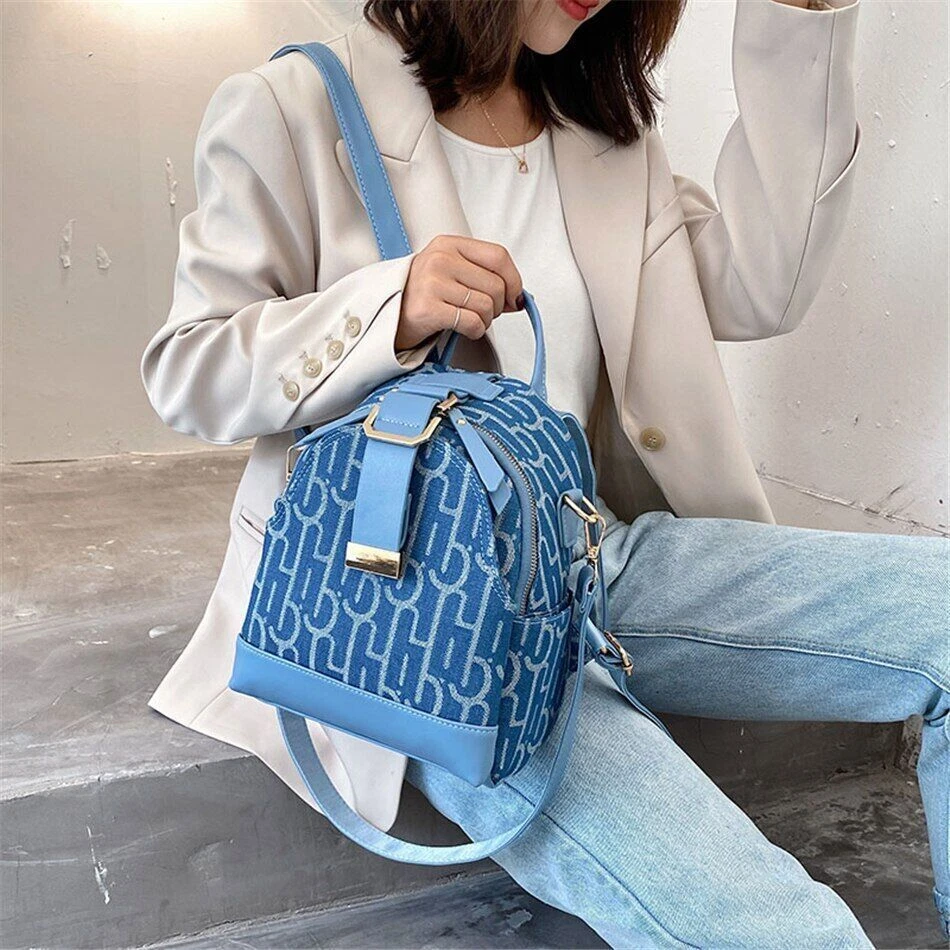 Women s Small Backpack PU Leather Backpacks School Girls Female