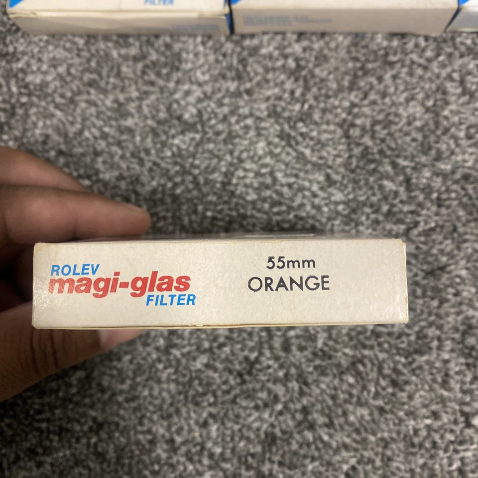 ROLEV MAGI-GLASS 6 LOT MULTI MM & COLOR FILTER SET - POLARIZER - CLOSE-UP - Image 2 of 4