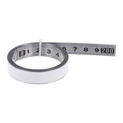 Self-Adhesive Measuring Tape 200cm Metric Left to Right