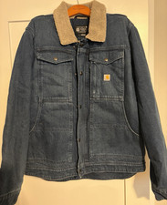 Carhartt Mens Relaxed Fit Sherpa-Lined Button...