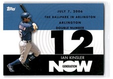 Ian Kinsler 2007 Topps Baseball #GN436 Texas Rangers Generation Now