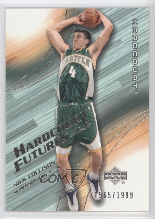 2003-04 Upper Deck Hardcourt Futures 1565/1999 Nick Collison #96 Rookie RC 0b9