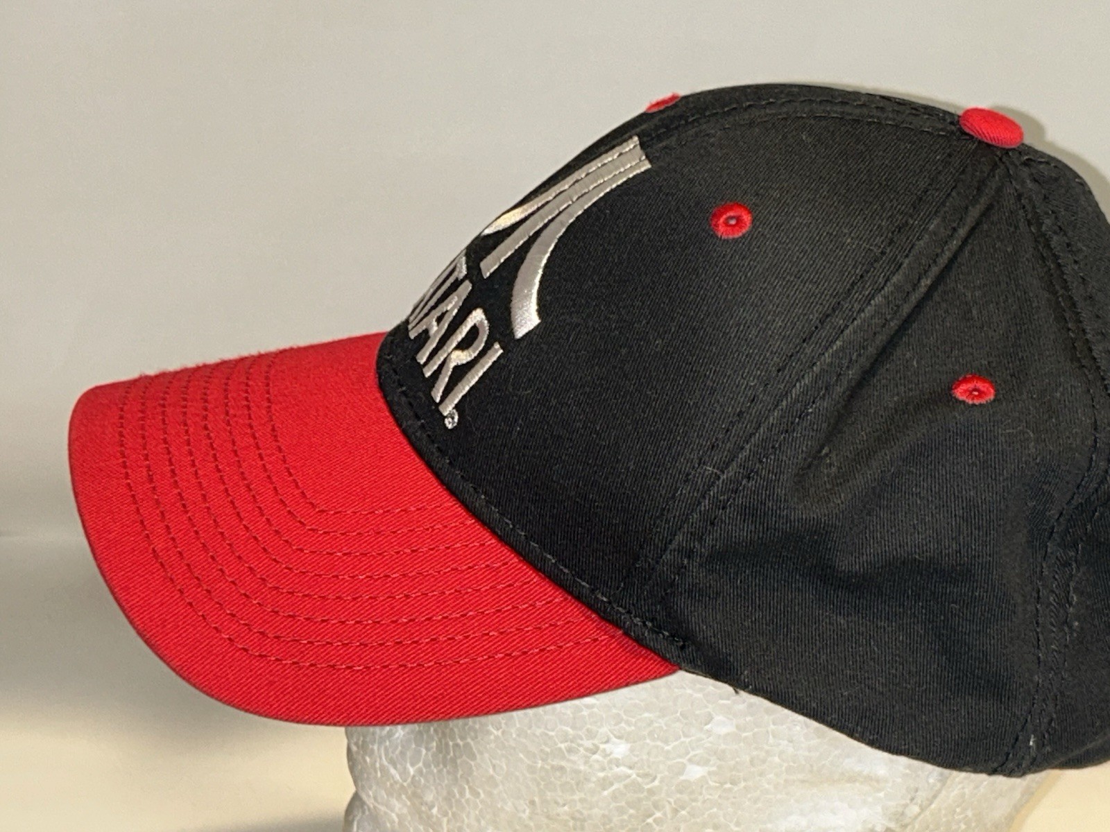 ATARI HAT CAP ADJUSTABLE SNAPBACK BLACK RED - image 3