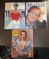 Vintage After Dark Magazine Lot Of 3 1979-1981 Tommy Lee Jones Gay Interest