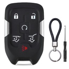 6 Button Key Fob Shell replacement fits Suburban Tahoe Yukon set