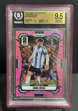 2026 Panini Prizm FIFA World Cup Lionel Messi Pink Wave /45 Argentina BGS 9.5