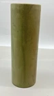 Haeger Potteries Macomb Illinois Ceramic Vase Cylindrical Speckled Green Vintage