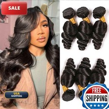 Brazilian Loose Wave Hair Bundles 24-28 Inch 100% Virgin Human Hair 300g Pack