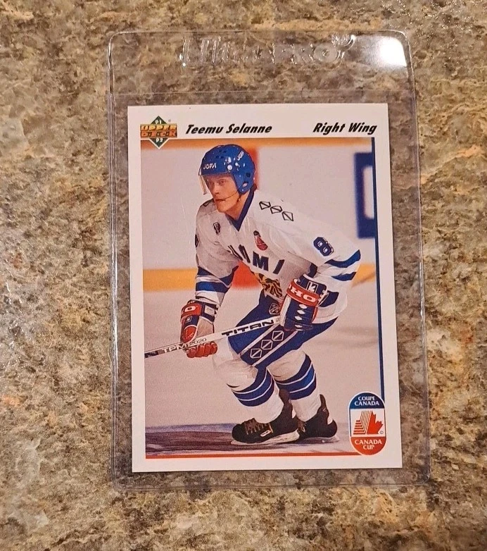 (5) Teemu Selanne 1991-92 Upper Deck Rookie card RC 1993-94 Topps Classic Score - Image 2 of 4