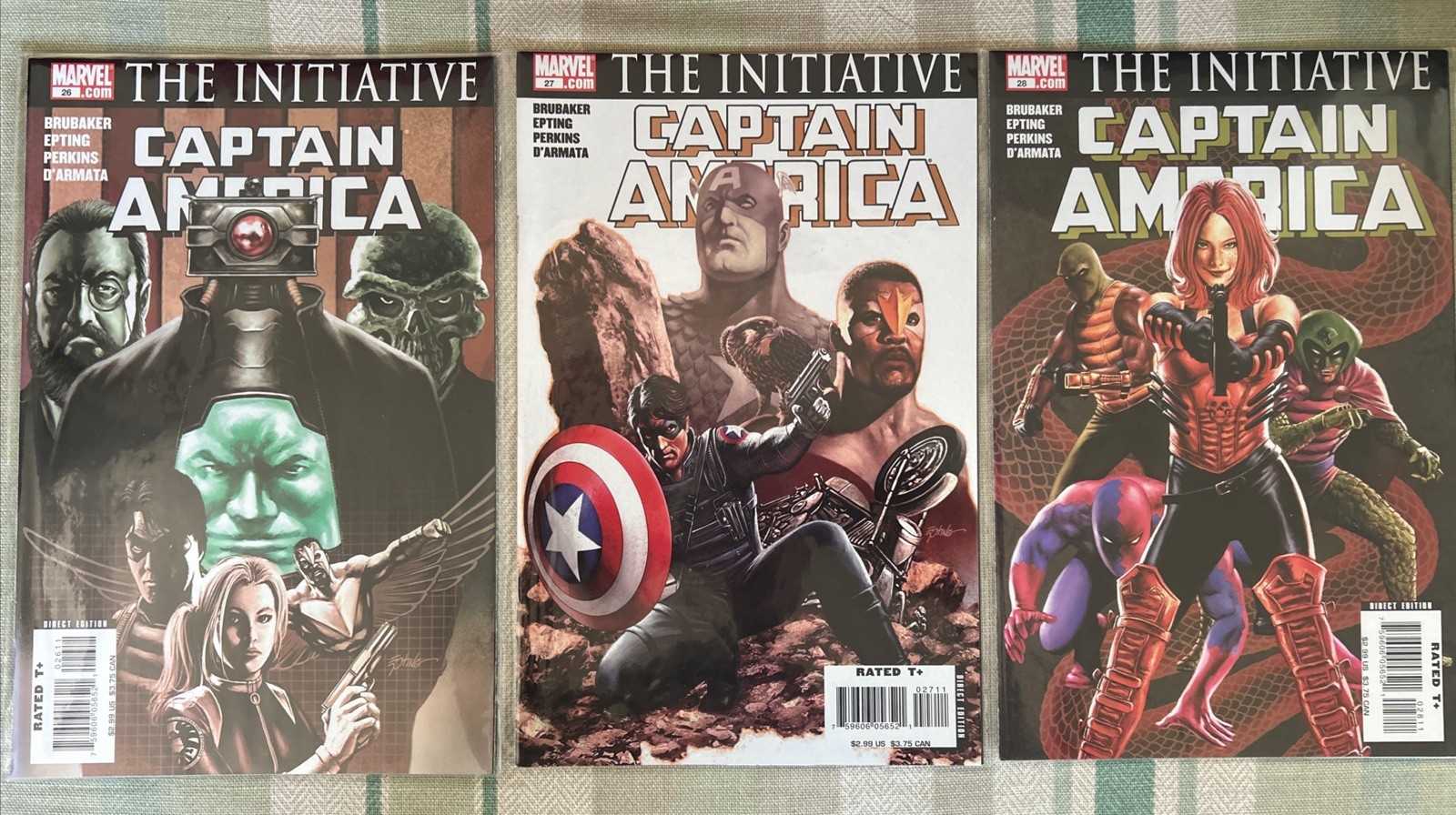 Captain America 26, 27 & 28 | First Print | Brubaker/Epting