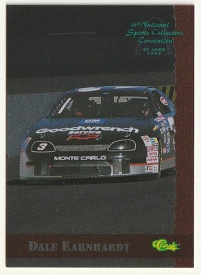 DALE EARNHARDT SR 1995 Classic PROMO National Convention #NC4 NSCC Nascar Card!