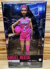 BARBIE Signature Angel Reese Doll Brunette Pink Outfit & Basketball JBJ31 Mattel