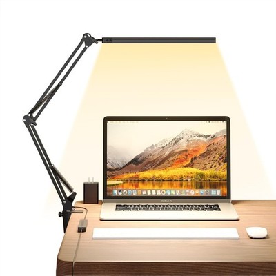Desk Lamp for Home Office, Eye Comfortable LED Desk Light for Long Hours, Adjust