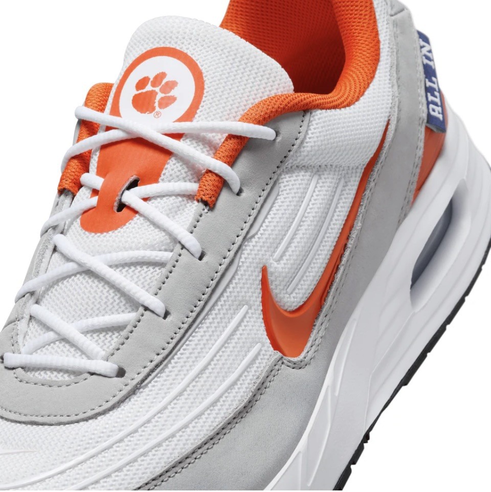 NEW Unisex Nike White Clemson Tigers Air Max Verse Sneakers Mens 8/Women’s 9.5 thumbnail 8