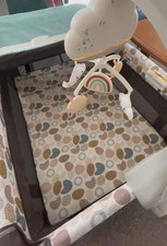 Baby 5 in 1 Travel Cot with Mattress and Carry Bag