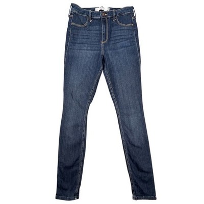 Hollister Blue Jean Leggings Curvy High-Rise Advanced Stretch Womens 7R 28x28